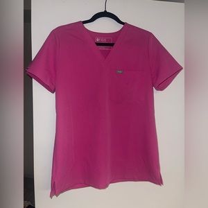 Women’s Electric Orchid Scrub Top & Yola Skinny Scrub Pants 2.0